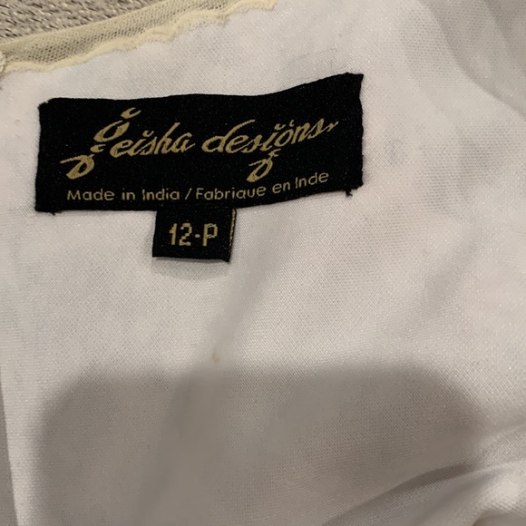 Anthropologie petite dress. Geisha Designs. Perfect day wedding dress. - Picture 4 of 7